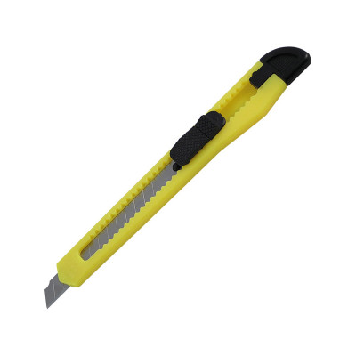 Ніж канцелярський, 9 мм, жовтий - D6521-02 Axent