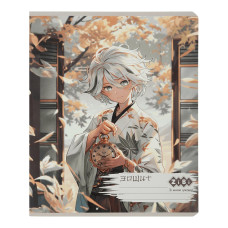 Зошит учнівський загальний ANIME, 48 арк., клітинка, бежевий, KIDS LINE Зошит учнівський загальний ANIME, 48 арк., клітинка, бежевий, KIDS LINE