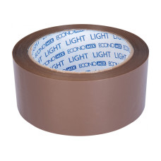 Стрічка клейка пакувальна 45 мм х 100 яр Economix light, коричнева