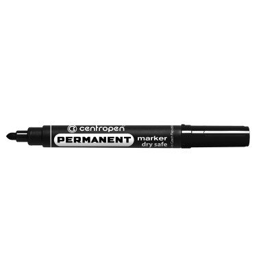 Маркер Permanent Dry Safe 8510 2,5 мм круглий чорн - 8510/01 Centropen