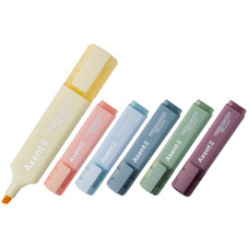 Маркер Highlighter 2537-A, 1-5 мм киновидный, morandi ассорти