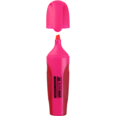 Текст-маркер NEON, рожевий, 2-4 мм, з рез.