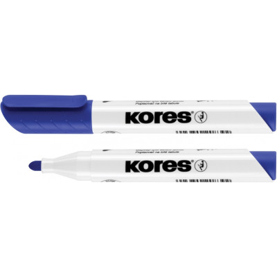 Маркер для білих дощок KORES 2-3 мм, синій - K20833 KORES