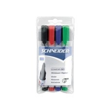Набір 4 маркери для дошок та фліпчартів SCHNEIDER MAXX 290 в блістері