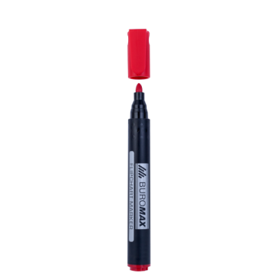 Маркер для флипчартов, красный, 2 мм, водная основа - BM.8810-05 Buromax