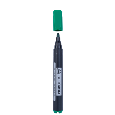 Маркер для флипчартов, зеленый, 2 мм, водная основа - BM.8810-04 Buromax