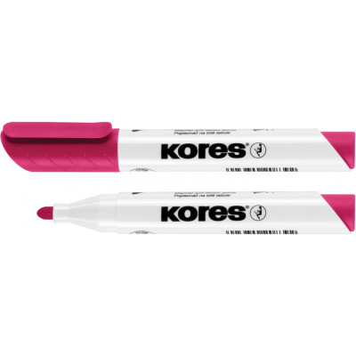 Маркер для білих дощок KORES 2-3 мм, рожевий - K20832 KORES