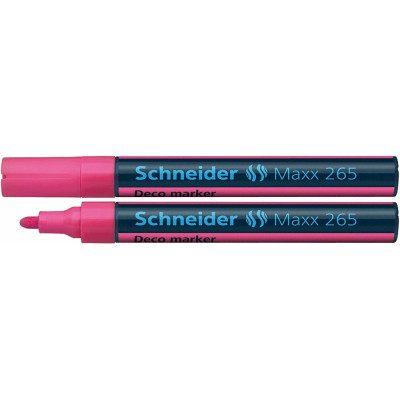 Маркер меловой SCHNEIDER MAXX 265 2-3 мм, розовый - S126509 Schneider