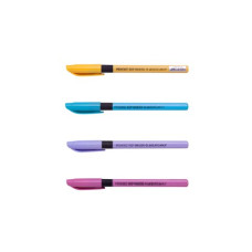 Ручка масляная PROVENCE GRIP, PASTEL, 0,5 мм, рез. грип, трехгр.корпус, синие чернила