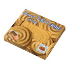 Блокнот SWEET WHIRL, 90х90мм, 80 арк., нелінований, ароматизована Soft touch обкладинка, KIDS Line