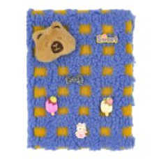 Блокнот плюшевий CAPYBARA 19, А5, 80 арк., клітинка, асорті, KIDS Line