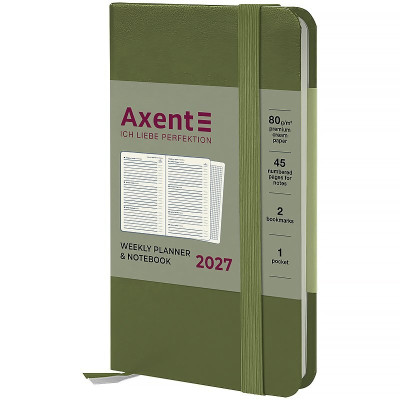 Еженедельник 2027 Pocket Strong, 90*150, серый