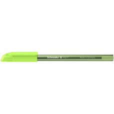 Ручка масляна SCHNEIDER VIZZ F 0,5 мм, пише світло-зеленим