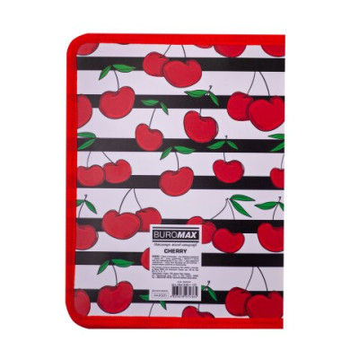 Папка на блискавці В5, CHERRY, червоний - BM.3961-05 Buromax
