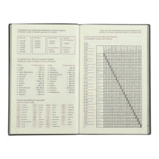 Щотижневик датов. 2024 IDEAL, A5, коричневий, штуч. шкіра