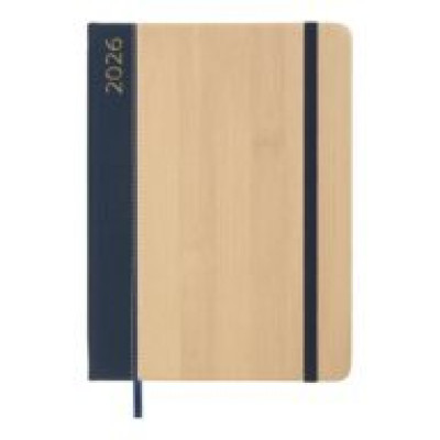 Щоденник дат. 2026 BARK, A5, синій, штучна шкіра BM.21144-02