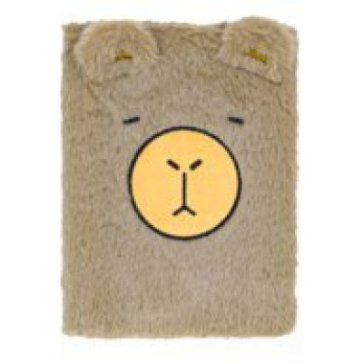 Блокнот плюшевий CAPYBARA 20, А5, 80 арк., клітинка, асорті, KIDS Line