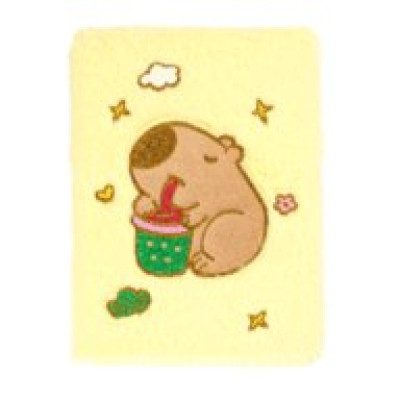 Блокнот плюшевий CAPYBARA 22, А5, 80 арк., клітинка, асорті, KIDS Line