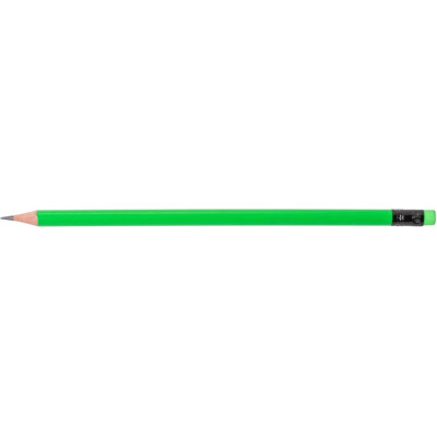 Карандаш чернографитный ECONOMIX NEON HB корпус ассорти, заточенный с резинкой E11329