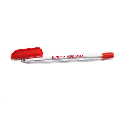 Ручка кулькова 0,5 мм червона ## - 96987