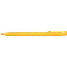 Ручка шариковая Economix promo VALENCIA. Корпус желтый, пишет синим