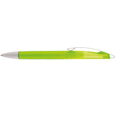 Ручка шариковая Optima promo MEXICO. Корпус салатовый, пишет синим
