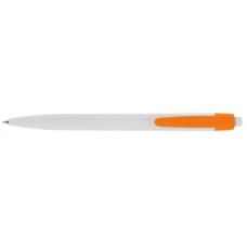 Ручка шариковая Economix promo MADRID. Корпус оранжевый, пишет синим