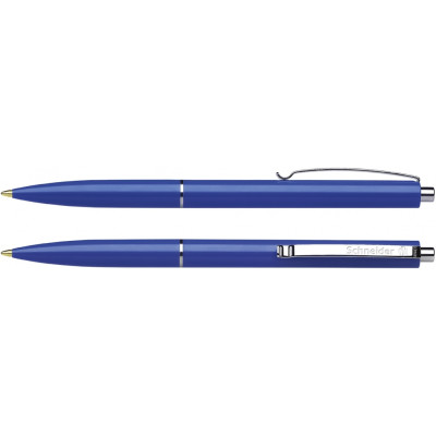 Ручка кулькова автомат. SCHNEIDER К15 0,7 мм. корпус синій, пише синім - S93083