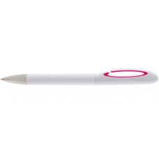 Ручка шариковая Optima promo TORONTO. Корпус розовый, пишет синим