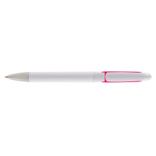 Ручка шариковая Optima promo TORONTO. Корпус розовый, пишет синим