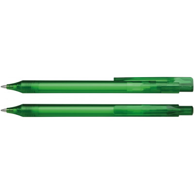 Ручка кулькова автомат. SCHNEIDER ESSENTIAL корпус прозорий зелений, пише синім - S9373984 Schneider