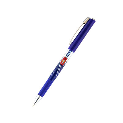 Ручка кулькова Feather гелева синя, асорті - Z19141 Maxi