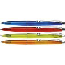 Ручка кулькова автомат. SCHNEIDER K20 ICY 0,7 мм, 4 шт/блістер, пише синім