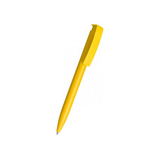 Ручка кулькова ECONOMIX PROMO MIAMI. Корпус жовтий, пише синім