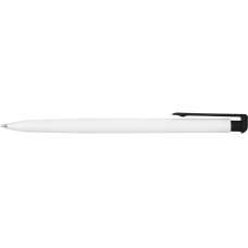 Ручка шариковая Economix promo HAVANA. Корпус бело-черный, пишет синим