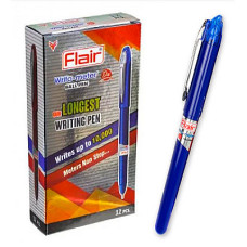 Ручка кулькова Flair Writometer 743DX кольоровий корпус 10 км синя