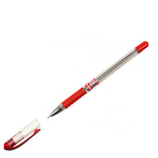 Ручка кулькова Hiper Max Writer Evolution HO-335-ES олійна 0,7 мм червона