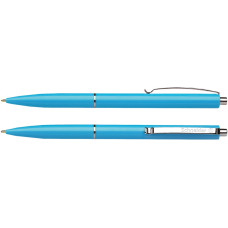 Ручка шариковая Schneider К15 корпус голубой, пишет синим