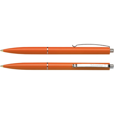 Ручка кулькова автомат. SCHNEIDER К15 0,7 мм. корпус помаранчевий, пише синім - S93086 Schneider