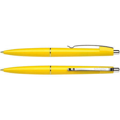Ручка кулькова автомат. SCHNEIDER OFFICE 0,7 мм. корпус жовтий, пише синім - S932905 Schneider