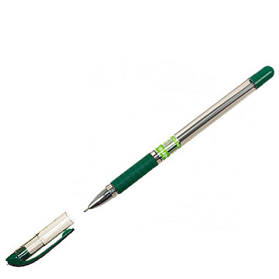 Ручка кулькова Hiper Max Writer Evolution HO-335-ES олійна 0,7 мм зелена - 627449