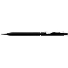 Ручка шариковая металлическая Economix promo ROYAL. Корпус черный, пишет синим