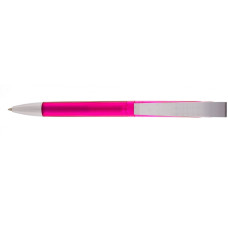 Ручка шариковая Optima promo MEXICO. Корпус розовый, пишет синим