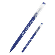 Ручка шариковая Direkt I'm ukrainian, синяя