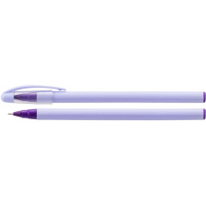 Ручка масляная Economix KISS 0,7 мм, пишет синим