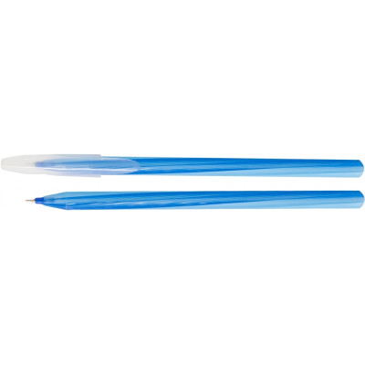 Ручка масляная OPTIMA MALIBU 0,7 мм корпус ассорти, пишет синим