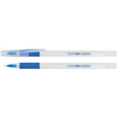 Ручка масляная ECONOMIX ICEBERG 0,7 мм, пишет синим