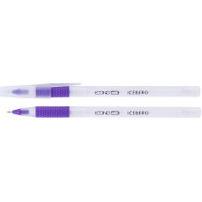 Ручка масляна ECONOMIX ICEBERG 0,7 мм, пише фіолетовим