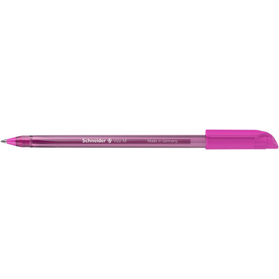 Ручка масляна SCHNEIDER VIZZ M 0,7 мм, пише рожевим - S102209 Schneider