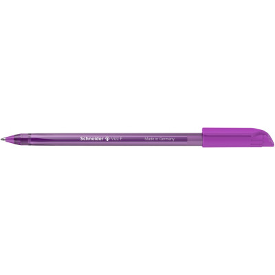 Ручка масляна SCHNEIDER VIZZ F 0,5 мм, пише фіолетовим - S102108 Schneider